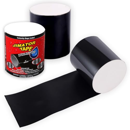 QYEHF Waterproof Tape,2PCS Reparatur-Klebeband, Unterwasser Klebeband, Abdichtband, Reparaturband für Pool, Reparatur-Hafthilfe, schnelles Stoppen bei undichten Stellen Schwarz (10 * 150CM)