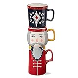 tag Nutcracker Stacking Mug Set/3 Multicolor