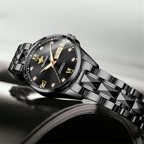 Image of OLEVS Automatic Womens Watch Mechanical Calendar Watches Diamond Fashion Waterproof Female Wrist Watch