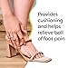 ZenToes High Heel Comfort Pads for Ball of Foot Pain, Self Stick Adhesive Gel Cushion Shoe Inserts for Women - 2 Pairs