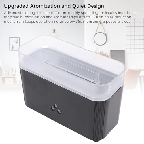 Humidificador Difusor Aromático Eléctrico 160 mL Negro miniatura 5