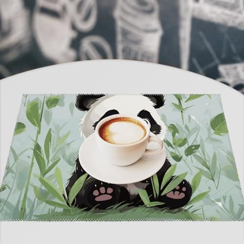 Sets de table panda infroissables et faciles à nettoyer pour protéger votre mobilier - 8