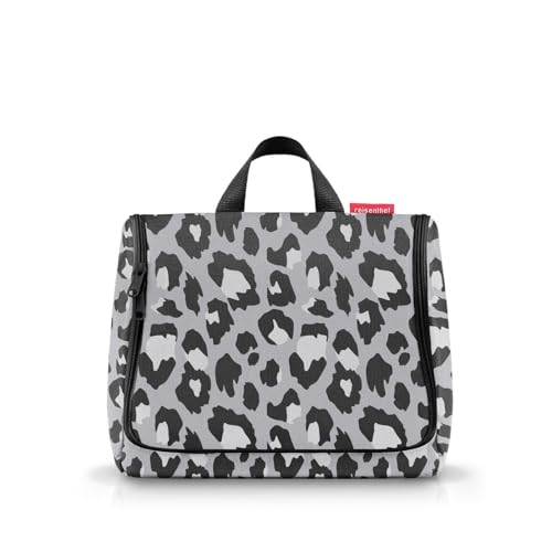 reisenthel toiletbag XL Leo Nero - praktischer Kulturbeutel mit Haken, wasserabweisendes Material