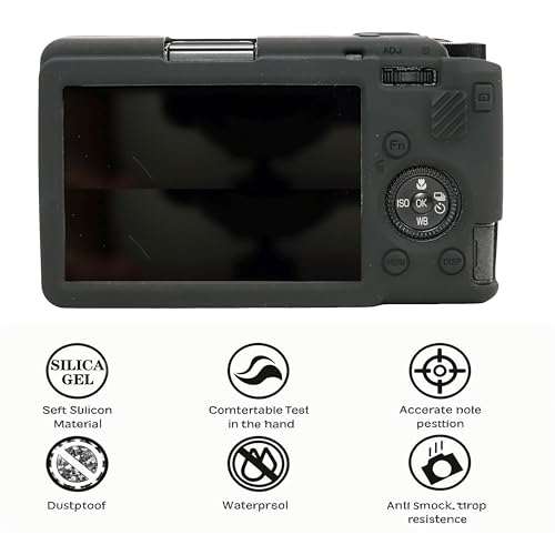 Funda silicona para cámara Ricoh GRIII GRIIIX black miniatura 5