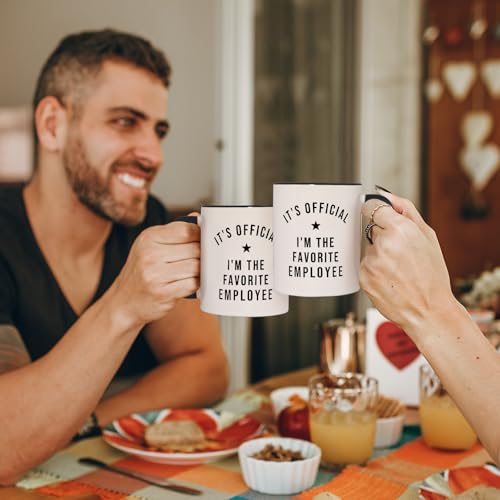 Taza de Cerámica Blanca 11oz para Empleados miniatura 4