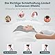 Fwiull Nackenkissen Kopfkissen, Anti Schnarch Kissen, Memory Foam Kissen Ergonomisches, Nackenstützkissen Orthopädisches, Nackenkissen Seitenschläfer für Seiten, Rücken & Bauchschläfer