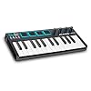 Alesis V-Mini – Draagbare 25-toetsen USB MIDI keyboard controller met vier gevoelige pads met achtergrondverlichting…