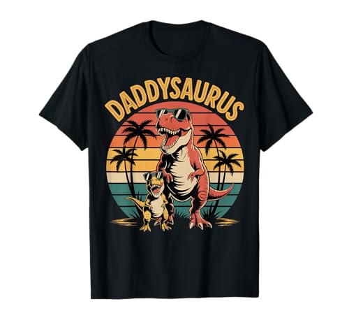 Daddysaurus Dinosaur Design for Father's Day T-Shirt