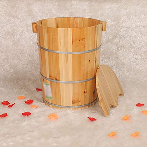 Cubeta de masaje y spa para pies BABYCE de madera miniatura 3