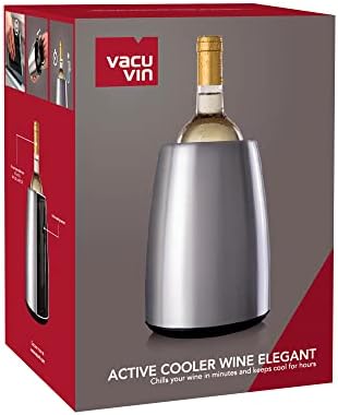 Vacu Vin Rapid Ice Elegant Wine Cooler - Stainless Steel