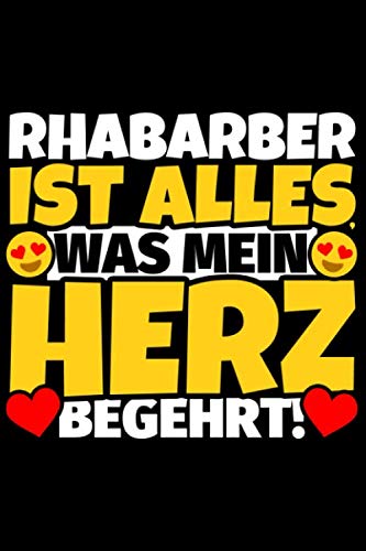 Preisvergleich Produktbild Notizbuch liniert: Rhabarber Geschenke für Rhabarber-Liebhaber lustig