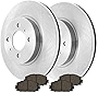 AutoShack CBO414411184C32 Front Brake Kit Rotors and Ceramic Pads Pair of 2 Driver and Passenger Side Replacement for 2006-2015 2016 2017 2018 Toyota Yaris 2012-2019 Prius C 2013 Scion iQ 1.5L FWD