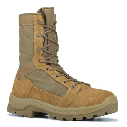 ROCKROOSTER Tactical Boots for men, Comfortable Anti-Fatigue Tech, Durable, Quick Dry Combat Boots