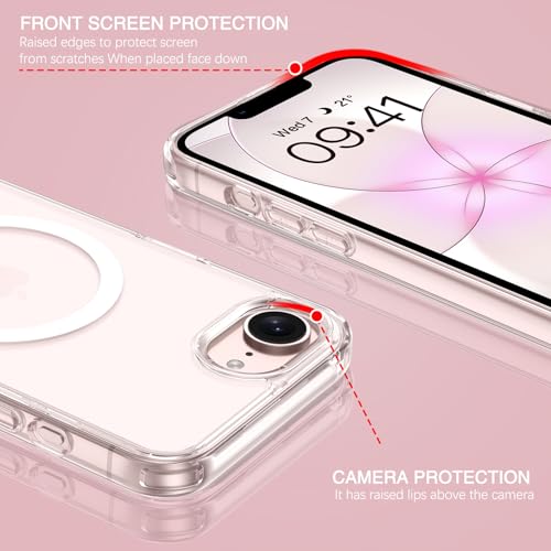 Coque iPhone 17 compatible MagSafe protection fine transparente