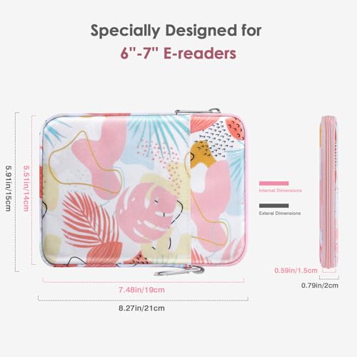 image for MoKo Padded Ereader Sleeve Case for 6-7 inch Tablet Bag, Compatible wi