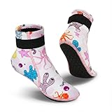Summshall Kids Neoprene Socks 3mm Water Socks Keep Warm Sand Socks Anti-Slip Wetsuit Socks Water Sport Swimming Surfing
