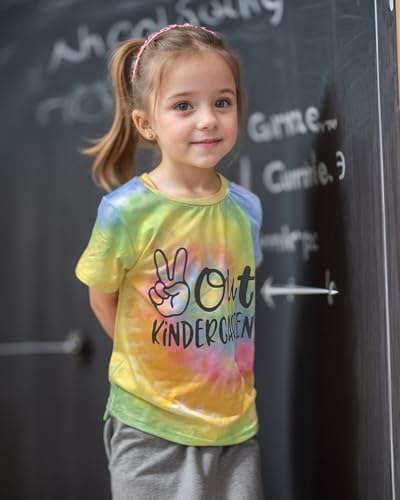 Kindergarten Graduation Shirt Kids Toddler Girls Boys Peace Out Kindergarten Tee 2025 Last Day of School Tshirt Clothes3