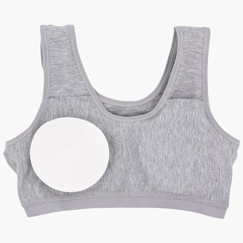 Nearpo Training Bras for Girls 10-12 12-14 14-16 Starter Sports Bras with Lightly Padding 5 Pack3
