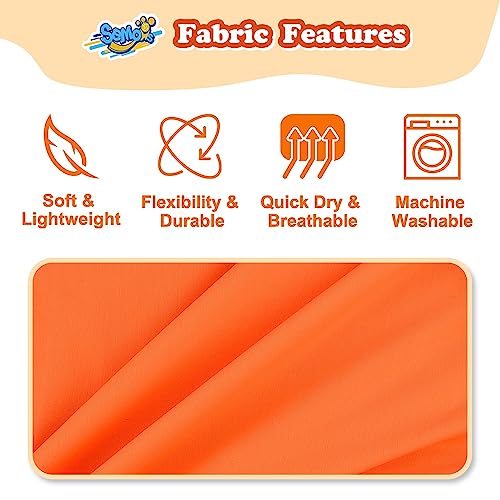 Boys Rash Guard Orange Swim Shirt Long Sleeve For Toddler Kids 5-6Y Rashguard Water Shirt Upf+ 50 Swimming Shirt #TOP3