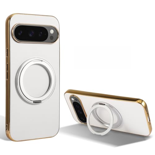 Google Pixel 9A �p �P�[�X MagSafe�Ή� 360°��]�X�^���h �c�����Ή� �ϏՌ� �O�[�O���s�N�Z�� 9A �J�o�[ �����O �}�O�l�b�g���� ���C�����X�[�d�Ή� ���^ ���y�� �����₷�� ������ ������� �}�O�Z�[�t�Ή� �X�}�z�P�[�X 