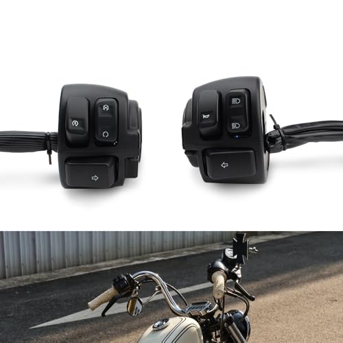 Interrupteur commande lumière et clignotant moto à presse cycle - 2