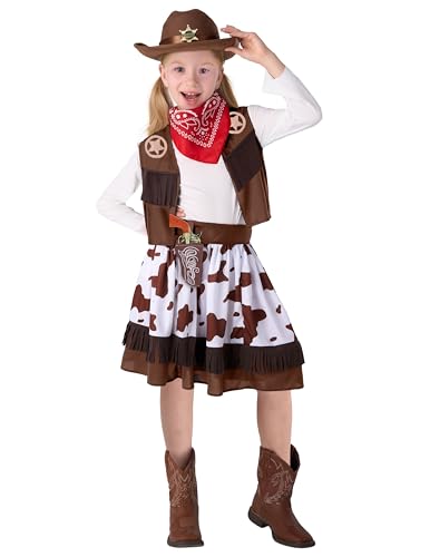Disfraz de vaquera para niñas Halloween miniatura 3