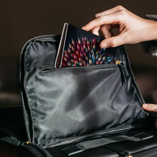 Étui de passeport en cuir contre les documents abîmés - 5