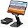 Tonmom Tablet Stand for iPad Holder, Adjustable Tablet Holder for Desk, Foldable Portable Monitor Stand Compatible with 4-16" Tablets Such as Kindle, Switch, iPad Pro/Air/Mini