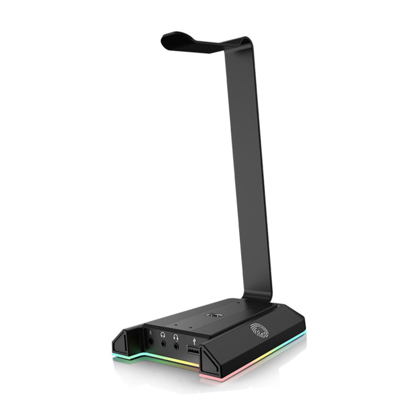 Zerodeko Supporto per Cuffie da Scrivania Nero in Abs per Desktop Computer