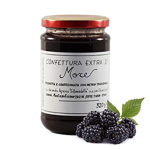 San Benedetto Extra blackberry jam - Italian artisan product (1 jar 320 grams)