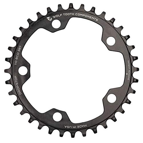 Wolftooth Drop Stop 1x Chainring for 10, 11, 12 Speed Eagle and Flattop AXS Chains