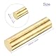 DMiotech 25mm x 100mm Messingstangen, Messingstäbe Massiver Runde Messingstab für DIY Handwerk Messingschweißstangen Drehbankstangen Durchschläge Wellen Modellflugzeug Schiff Auto