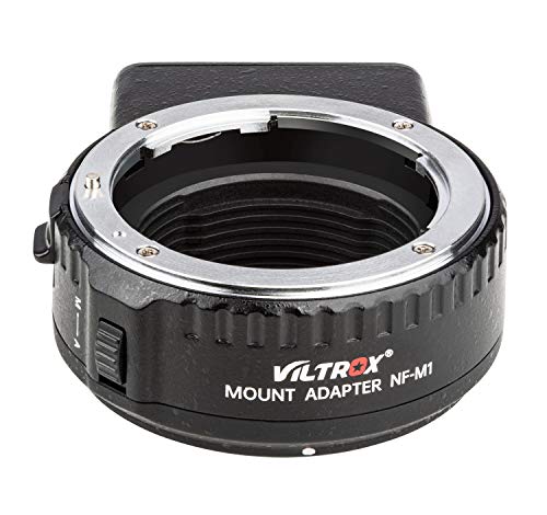 Lens Adapter NF-M1 Auto-Focus Lens Converter Compatible with Nikon F Mount Lens to MFT Camera GH4 GH5 GH5S GF1 GF5 GX1 GX7 GX9 G9 E-M1I E-M5 E-M10 E-M10III E-PL5 Pen-F BMPCC 4K - Thumbnail 6