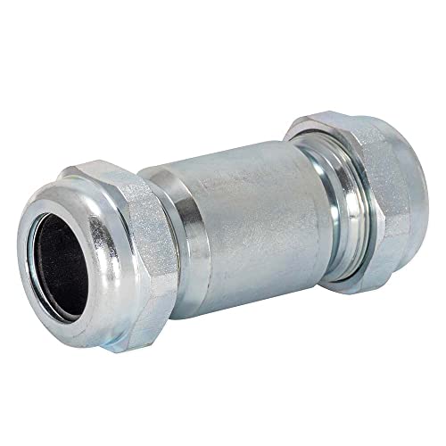 Image of Eastman 4-1 /8 Inch Long Pattern Compression Coupling, 3 /4 Inch IPS, Galvanized Steel, 20564