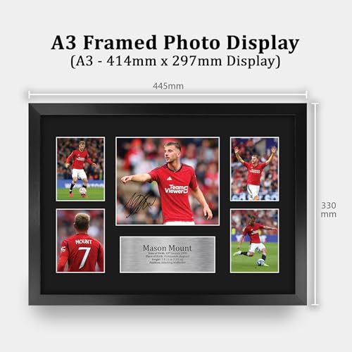 HWC Trading FR A3 Mason Mount Printed Memorabilia Signed Autograph Photograph Display for Football Fans and Supporters - A3 Framed - Image 2