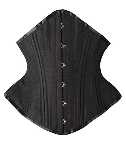 SHAPERX Women Waist Training Corsets Double Steel Boned Heavy Duty Long Torso Body Shaper