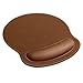 Dadanism Tappetino per Mouse con Poggiapolso in PU Pelle, Tappetino Mouse Ergonomico Comodo Supporto per Il Polso Base Antscivolo per Computer PC Laptop - Marrone