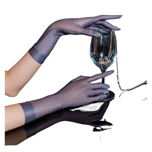 Gants de spectacle en satin sans couture anti-transpiration pour des mains élégantes