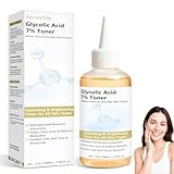 Acido Glicolico 7% Tonico Facial, Imperfecciones y Poros – Ácido Glicólico Tónico Hidratante para Todo Tipo de Piel (100ml)