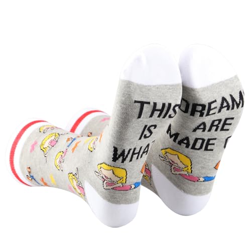 PXTIDY 2 Pairs 90's Cartoon Inspired Socks Lizzzzzzie TV Show