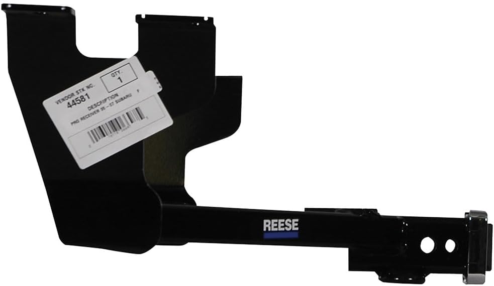 Reese Towpower 44581 Class III Custom-Fit Hitch with 2" Square Receiver opening, includes Hitch Plug Cover , Black