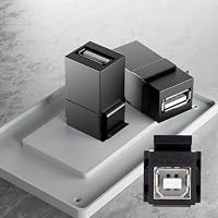 CY Adapter USB2.0 A Buchse auf Typ-B Buchse Verlängerung Keystone Jack Koppler Adapter für Wandplatte Panel USB Kabel – Ansicht 7