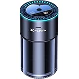 【2026新登場・180mL で 16 ヶ月持続】FLIRVA 車 アロマディフューザー 超音波霧化 静音 穴詰まりなし 粒子細かく 液溜まり防止【 8色雰囲気ライト 持続モード特許 自動ON/OFF 内蔵バッテリー コードレス アルミ合金】金木犀の香り フランス産天然香料 F26 Plus 車 芳香剤 車 消臭