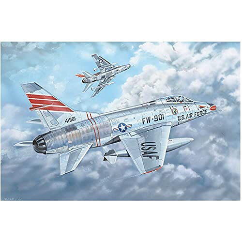 Maquette Avion F-100C Super Sabre Trumpeter réplique de collection aux détails ciselés