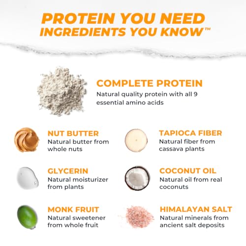 Image of Atlas Real Food Protein Bar - 20g Protein, 10g Fiber, 1g Sugar, No Seed Oils, No Artificial Sweeteners (Variety, 4 Count)