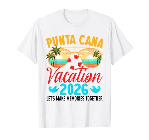 Punta Cana Trip 2026 Beach Vacation Summer Holliday Match T-Shirt
