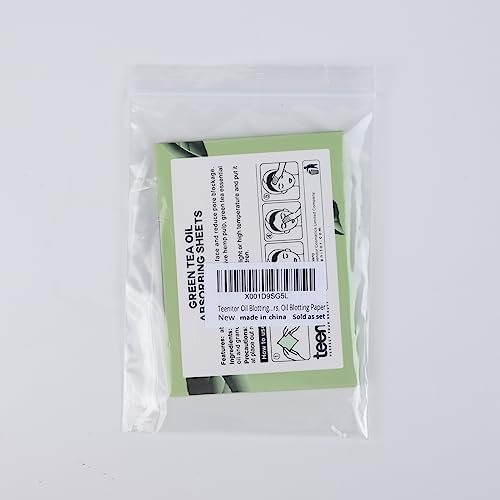 Teenitor Oil Blotting Sheets, 100 Green Tea Absorbing Tissues, Large 10cmx7cm Blotters - Image 8 thumbnail