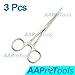 AAPROTOOLS SET OF 3 PEAN HEMOSTAT CURVED 6