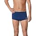 Speedo Men's Poly Mesh Square Leg Swimsuit, Navy/Red, 36