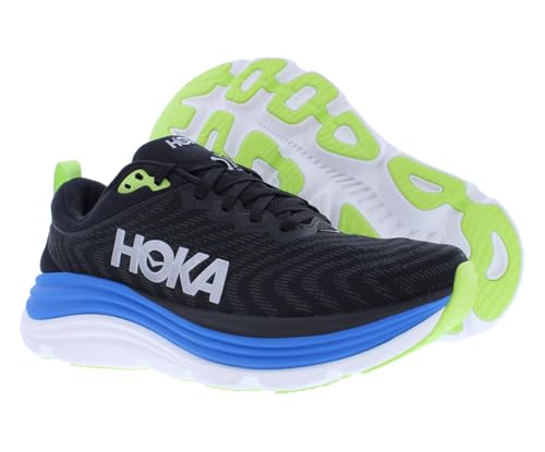HOKA HOKA Gaviota 5 Mens Shoes Size 10, Color: Black/Electric Cobalt